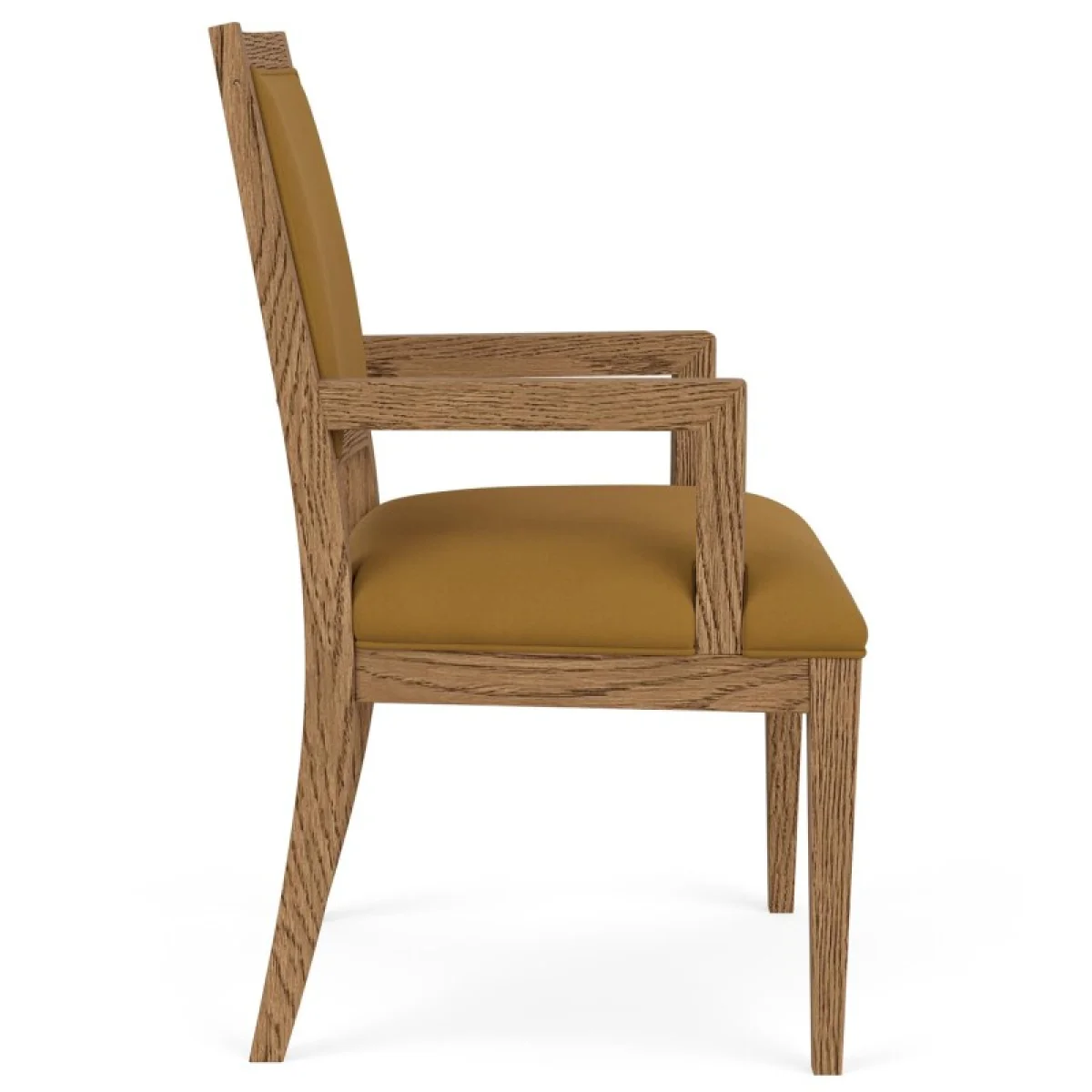 Uph Back Arm Chair 2in Chairs & Benches Brown 13