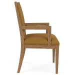 Uph Back Arm Chair 2in Chairs & Benches Brown 23