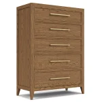 Five Drawer Chest Chests Brown 17