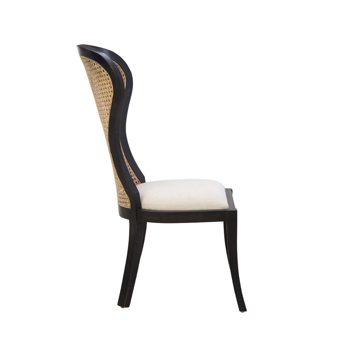 Black Adrina Side Chair Chairs & Benches black 7
