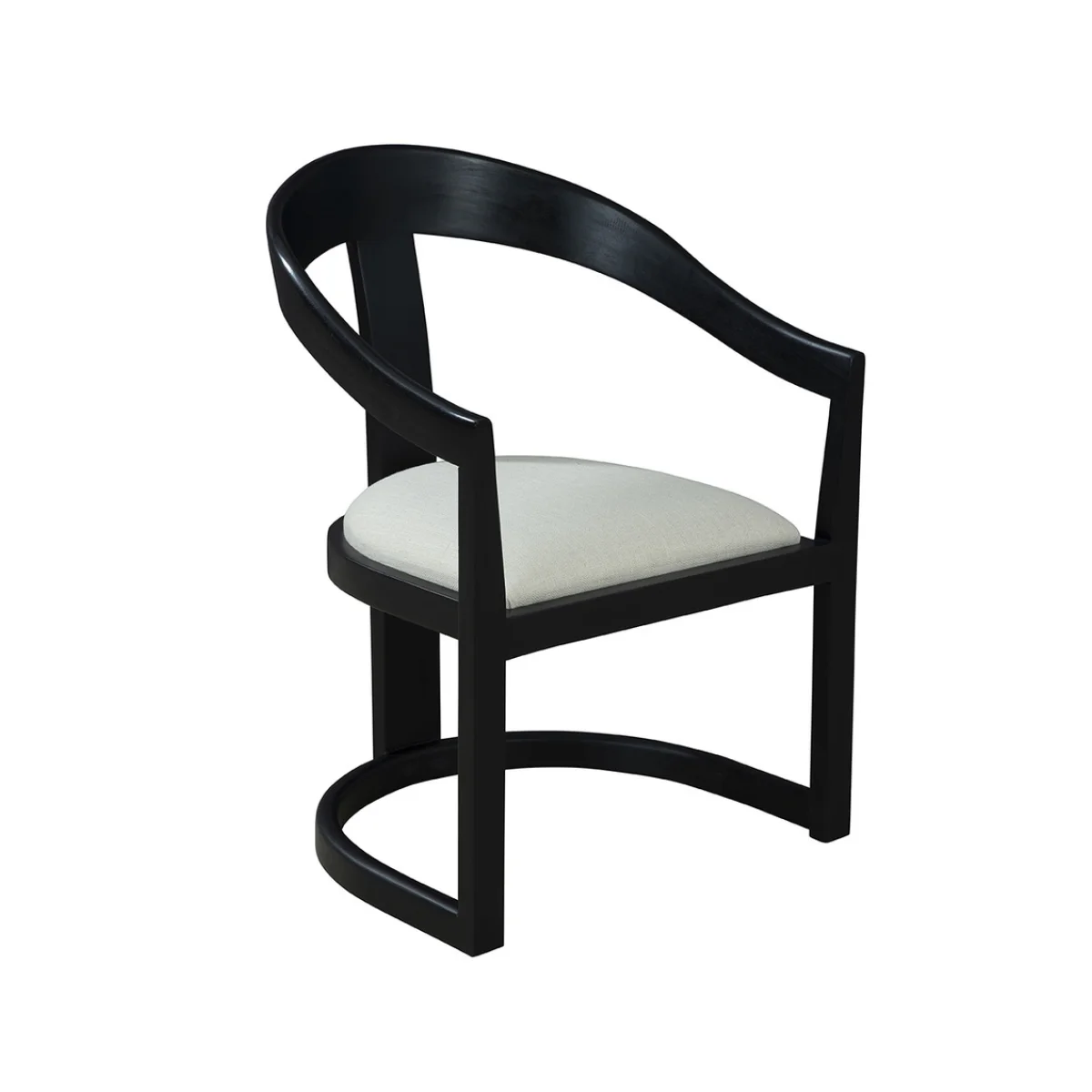 Black Salida Dining Chair Chairs & Benches black 4
