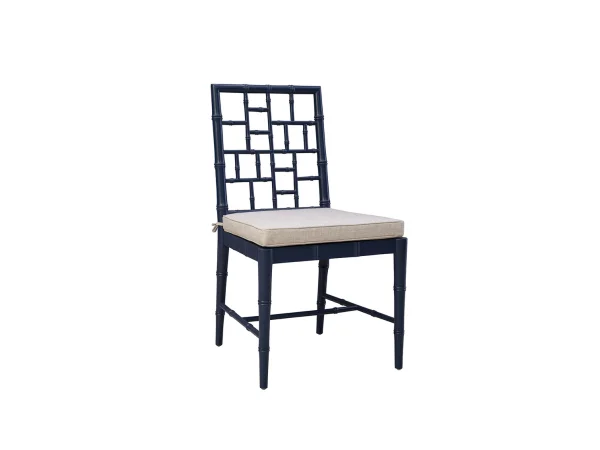 Blue Hugo Side Chair Chairs & Benches blue