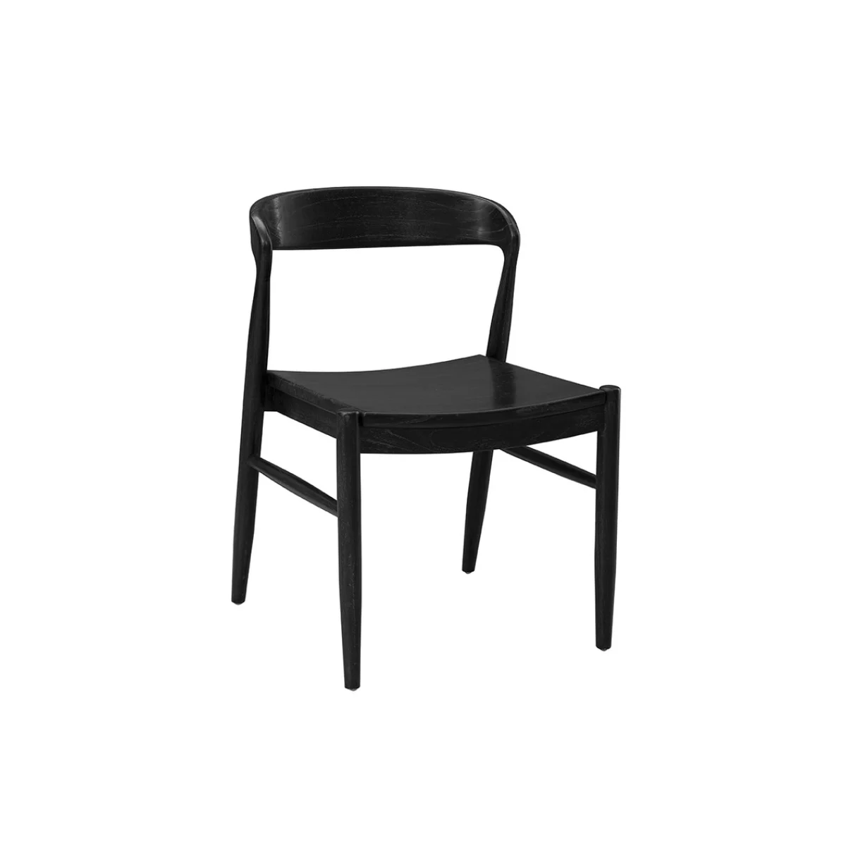 Black Townsend Side Chair Chairs & Benches black 4
