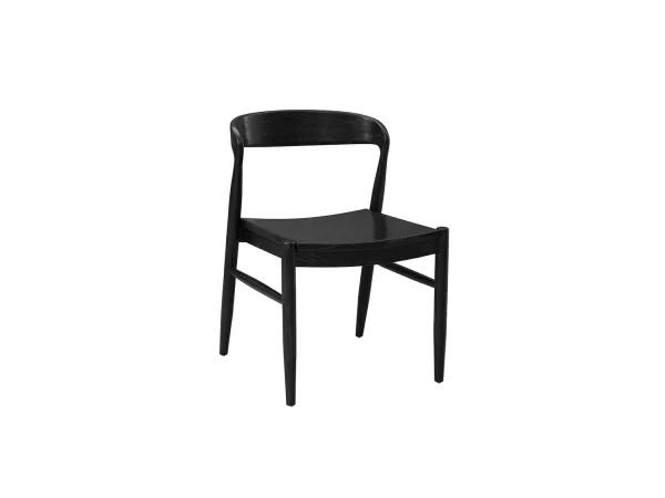 Black Townsend Side Chair Chairs & Benches black