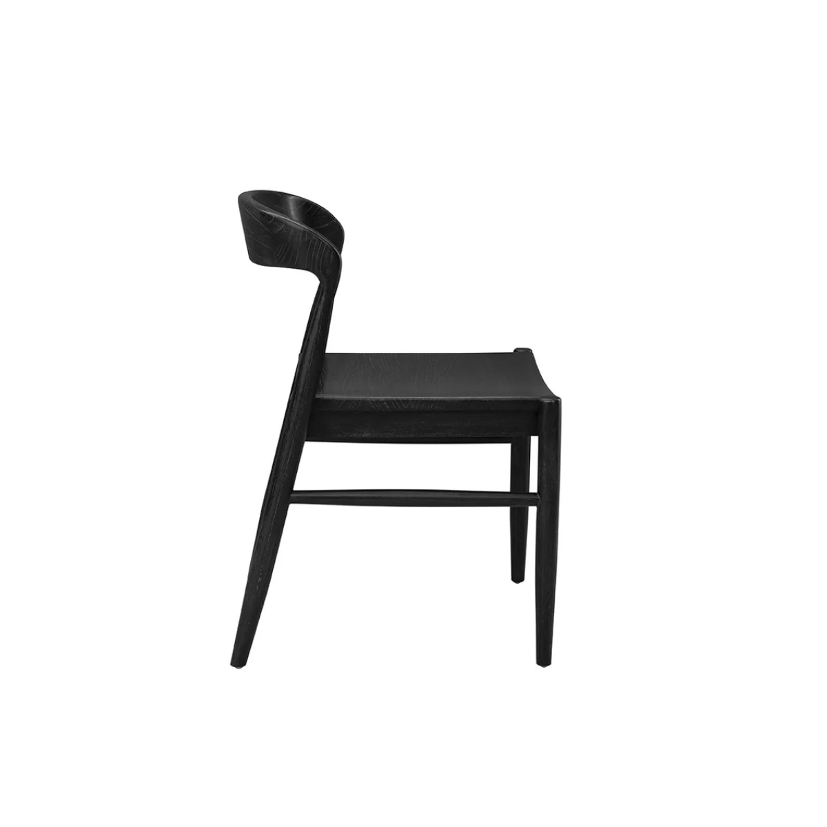 Black Townsend Side Chair Chairs & Benches black 7