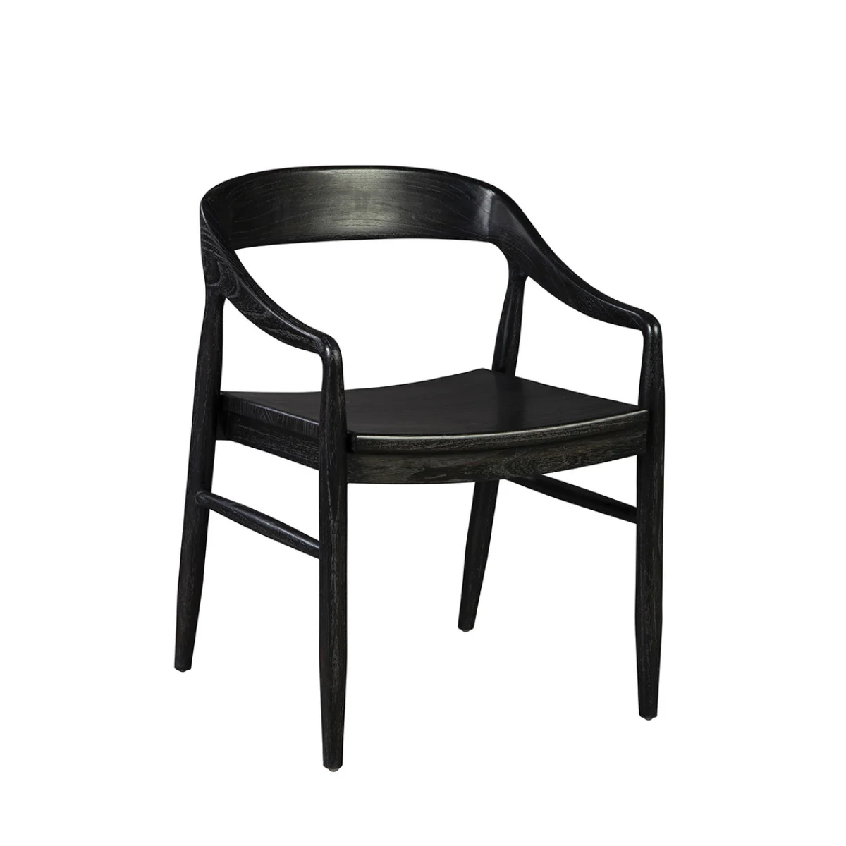Black Townsend Arm Chair Chairs black 4