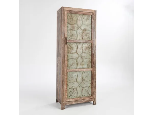 Elani Solid Wood 4dr Cabinet Dining Storage Brown 24