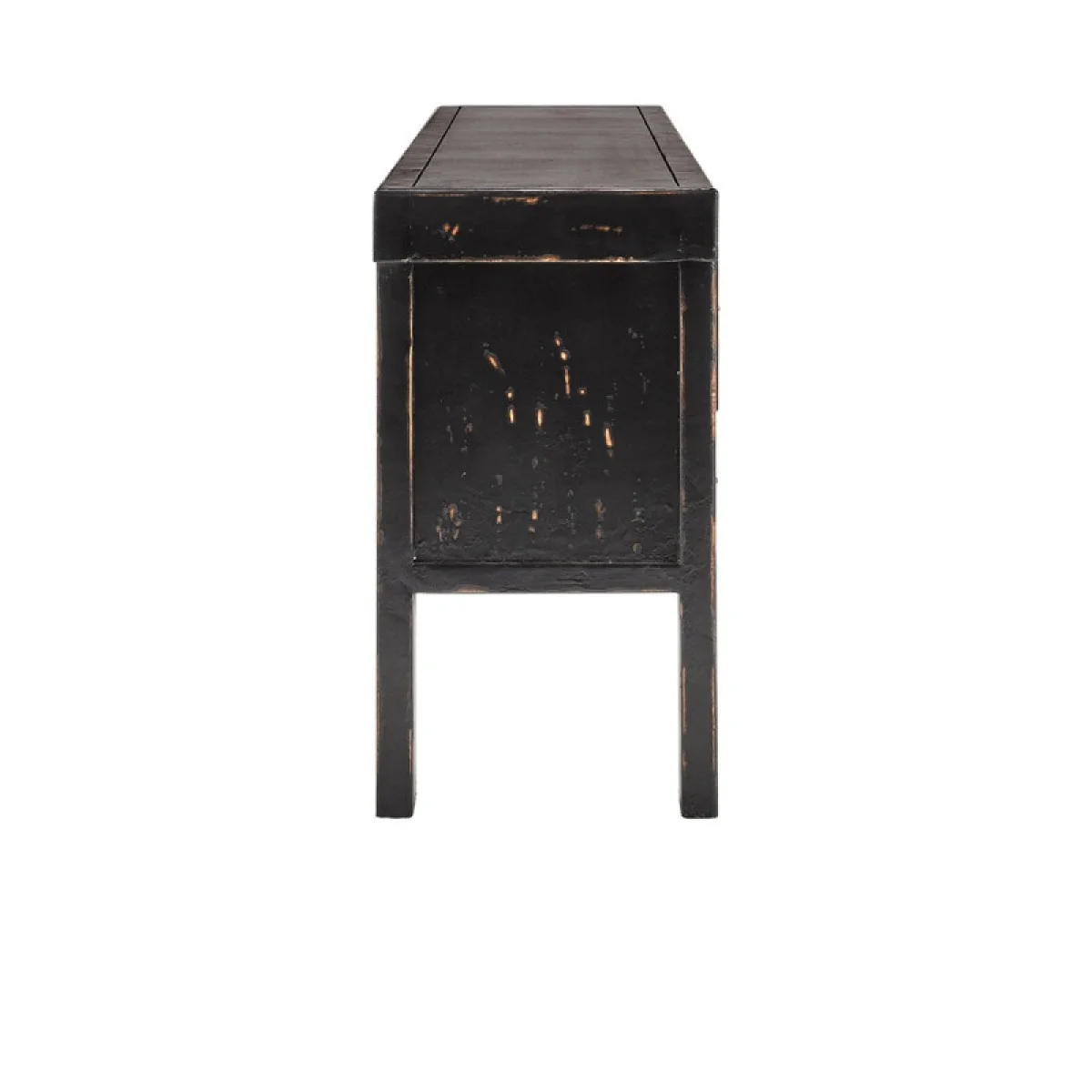 Lahey Solid Wood 11dwr Rectangle Console Table Console Tables Antique Black 7