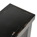 Lahey Solid Wood 11dwr Rectangle Console Table Console Tables Antique Black 20
