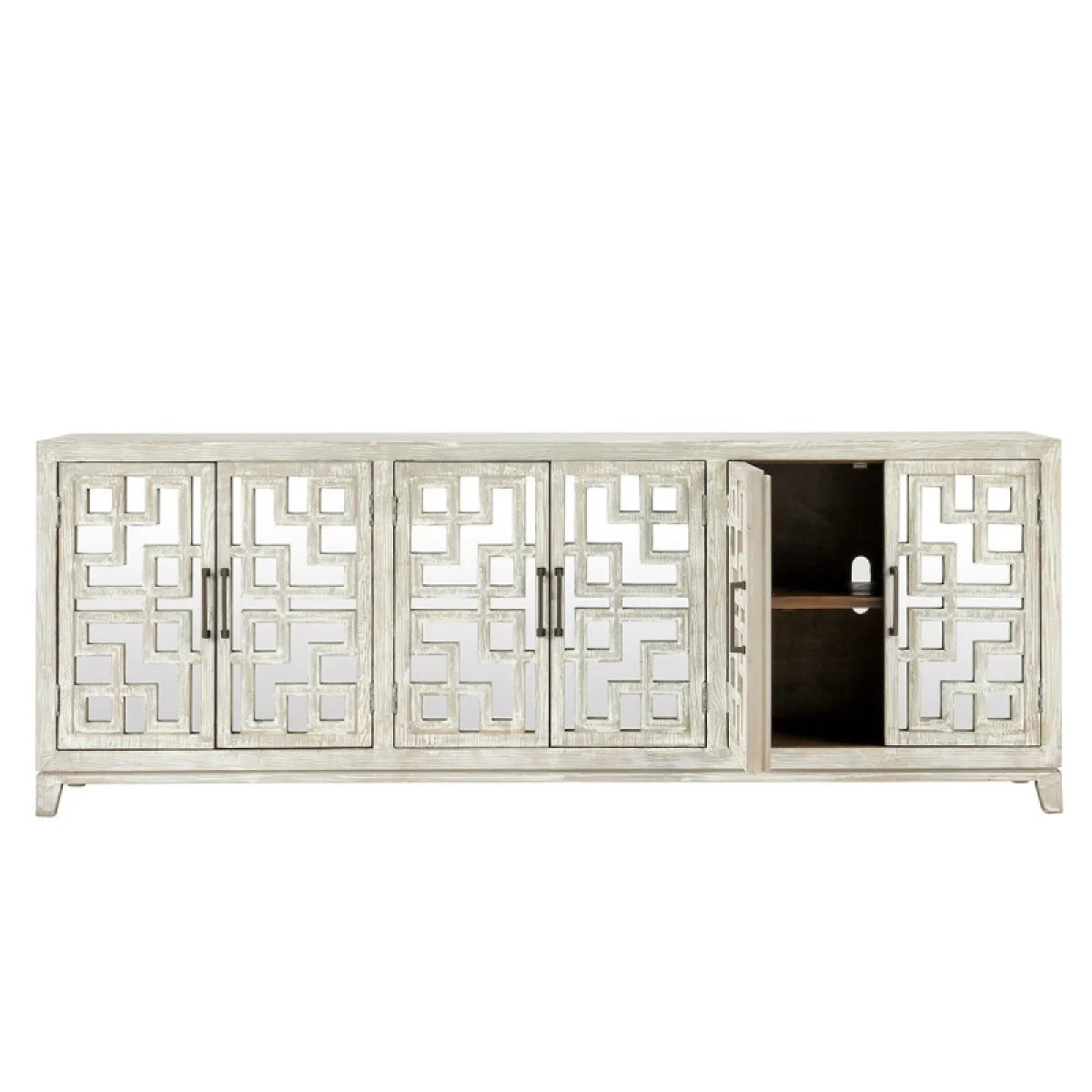 Arley Solid Wood 6dr Cabinet Dining Storage Classic Home 9