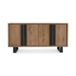 Danica Solid Wood 4dr Buffet Dining Storage Brown 15