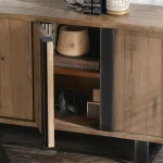 Danica Solid Wood 4dr Buffet Dining Storage Brown 21