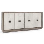 Denver Solid Wood 4dr Cabinet Dining Storage Classic Home 14