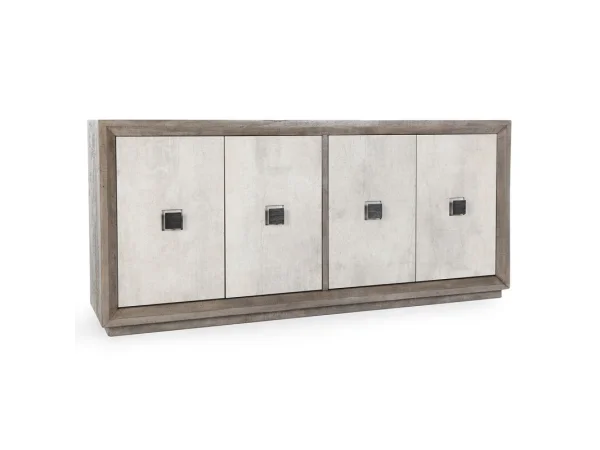 Danica Solid Wood 4dr Buffet Dining Storage Brown 23