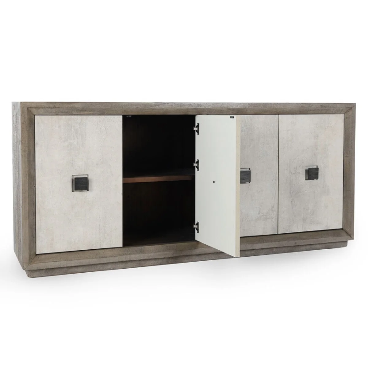 Denver Solid Wood 4dr Cabinet Dining Storage Classic Home 8
