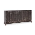 Iza 4dr Sideboard Dining Storage Antique Black 11