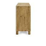 Orlando Solid Wood 4dr Buffet Dining Storage Brown 15