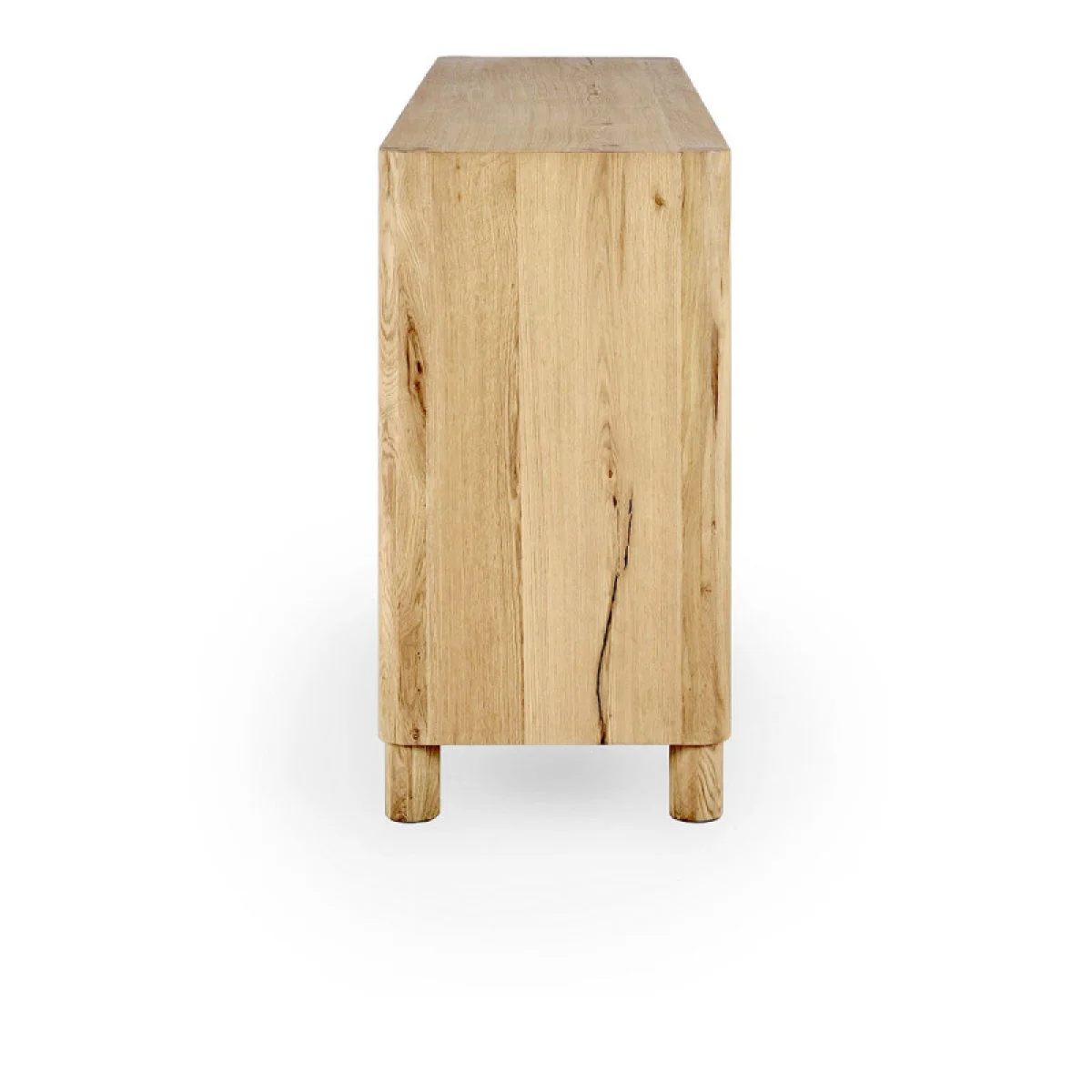 Orlando Solid Wood 4dr Buffet – True Natural Dining Storage Brown 7