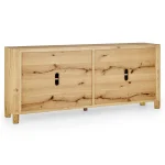 Orlando Solid Wood 4dr Buffet – True Natural Dining Storage Brown 18