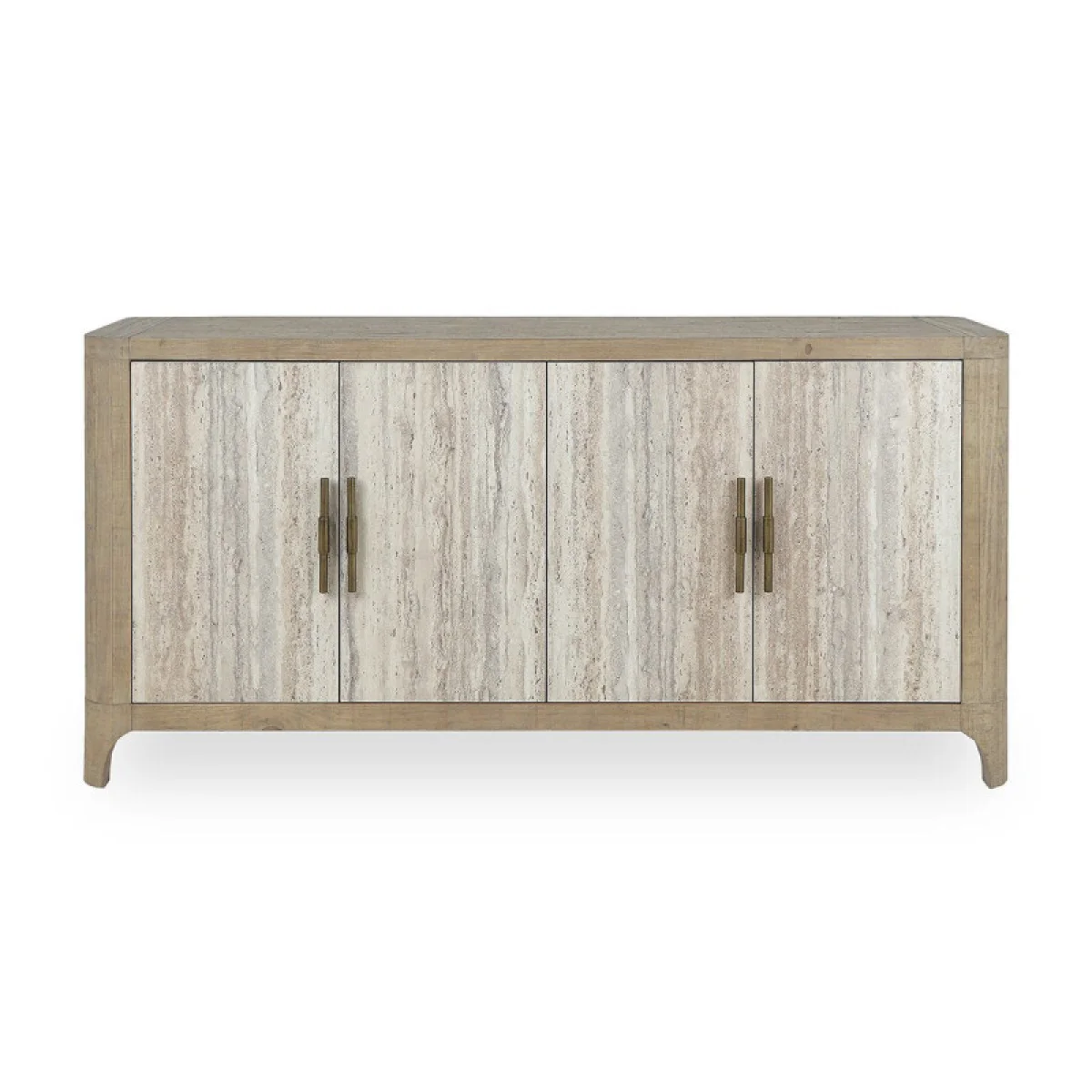 Alpine Solid Wood 4dr Cabinet Dining Storage Classic Home 6