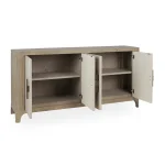 Alpine Solid Wood 4dr Cabinet Dining Storage Classic Home 16