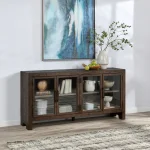 Troy Solid Wood 4dr Buffet Dining Storage Brown 21