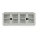 Larson Solid Wood 4dr Cabinet – White Wash Dining Storage Classic Home 12