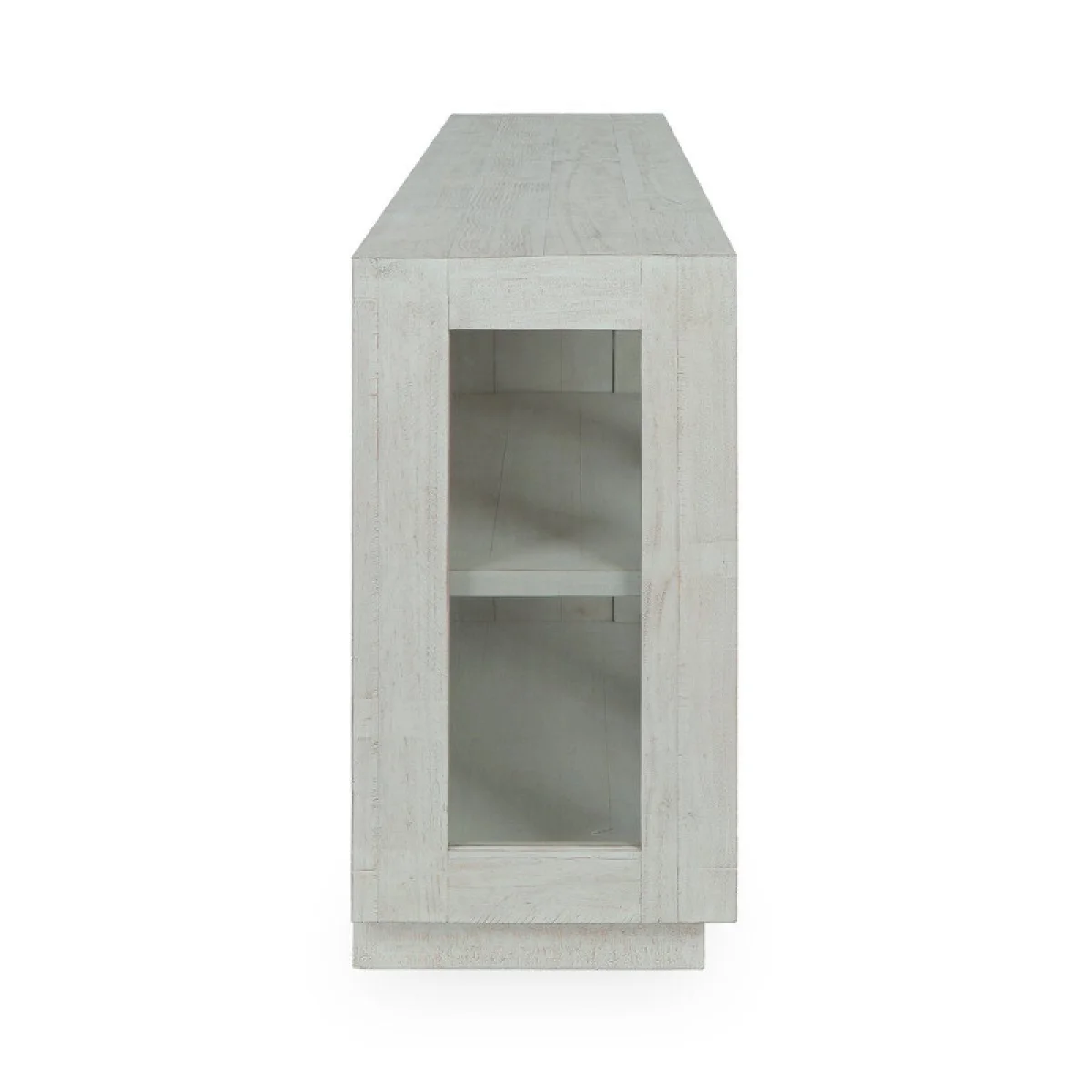 Larson Solid Wood 4dr Cabinet – White Wash Dining Storage Classic Home 7