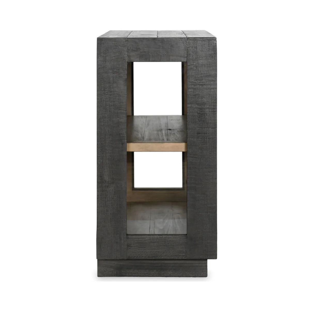 Larson Solid Wood 2dr Cabinet Dining Storage black 7