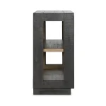 Larson Solid Wood 2dr Cabinet Dining Storage black 18