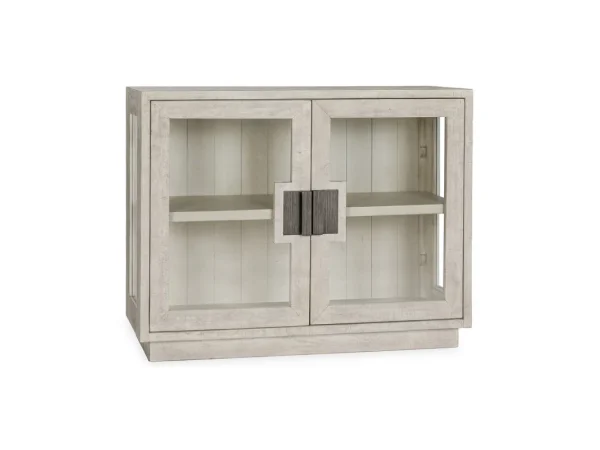 Larson Solid Wood 2dr Cabinet – White Wash Dining Storage Classic Home