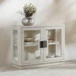 Larson Solid Wood 2dr Cabinet – White Wash Dining Storage Classic Home 22