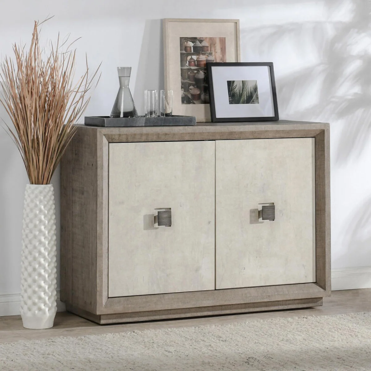 Denver Solid Wood 2dr Cabinet Dining Storage Classic Home 13