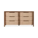 Corda Solid Wood 6dwr Dresser Dressers Brown 15