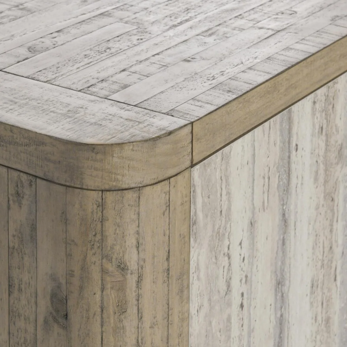 Alpine Reclaimed Pine 2dr Cabinet Natural Dining Storage Classic Home 9