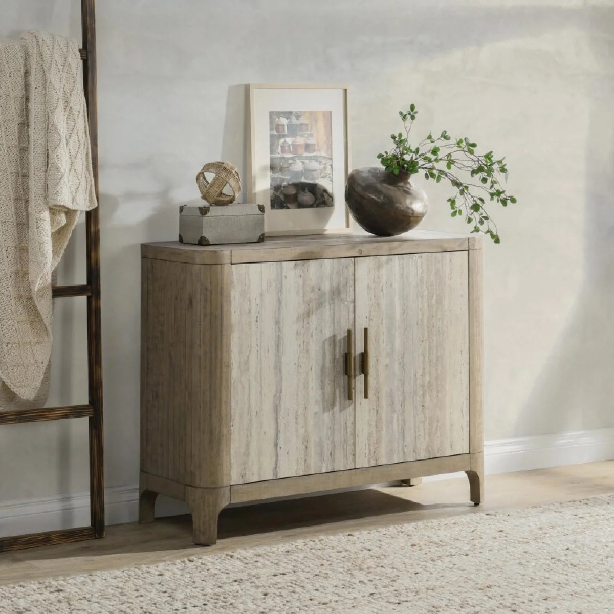 Alpine Reclaimed Pine 2dr Cabinet Natural Dining Storage Classic Home 11