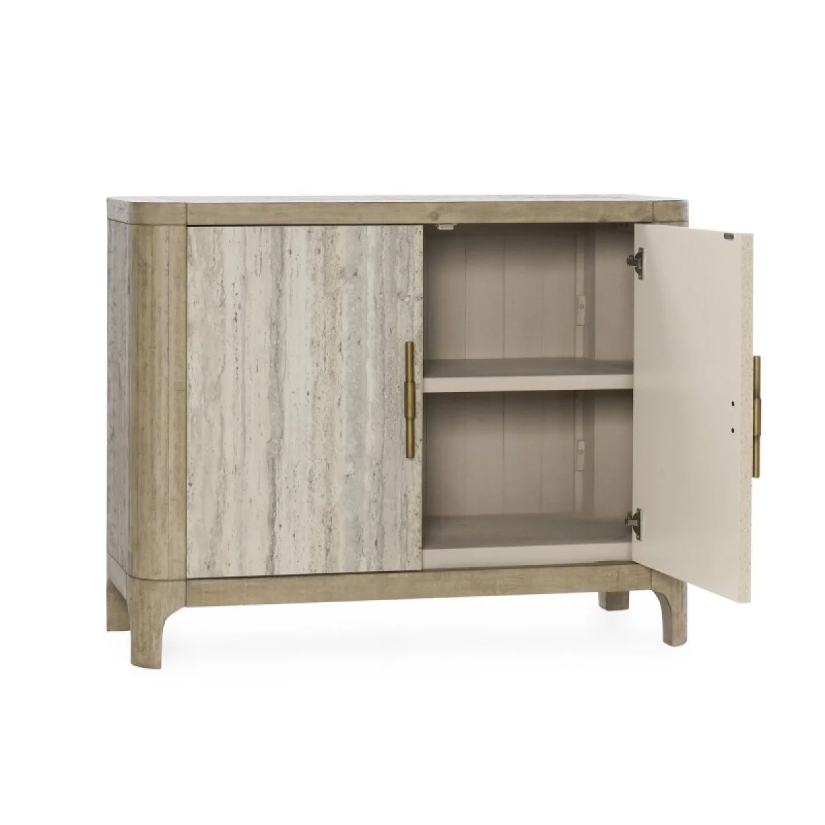 Alpine Reclaimed Pine 2dr Cabinet Natural Dining Storage Classic Home 12
