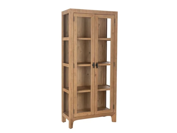 Crest Solid Wood Tall Cabinet Accent Furniture Accent Furniture