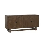 Lyra Solid Wood 4dr Buffet Dining Storage Brown 18