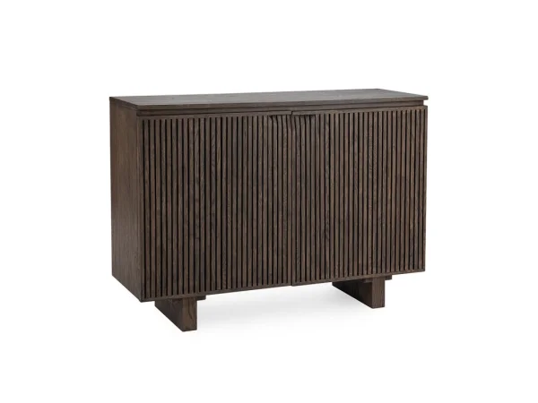 Roya Solid Wood 2dr Cabinet Dining Storage Brown 22