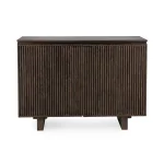 Roya Solid Wood 2dr Cabinet – Toasted Brown Dining Storage Brown 15