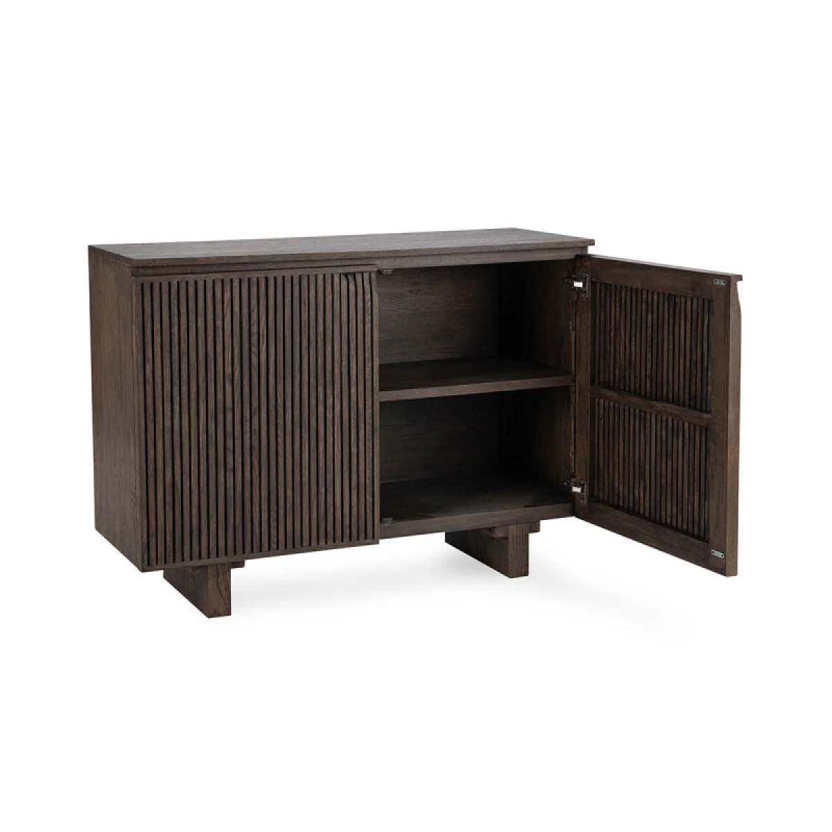 Roya Solid Wood 2dr Cabinet – Toasted Brown Dining Storage Brown 10