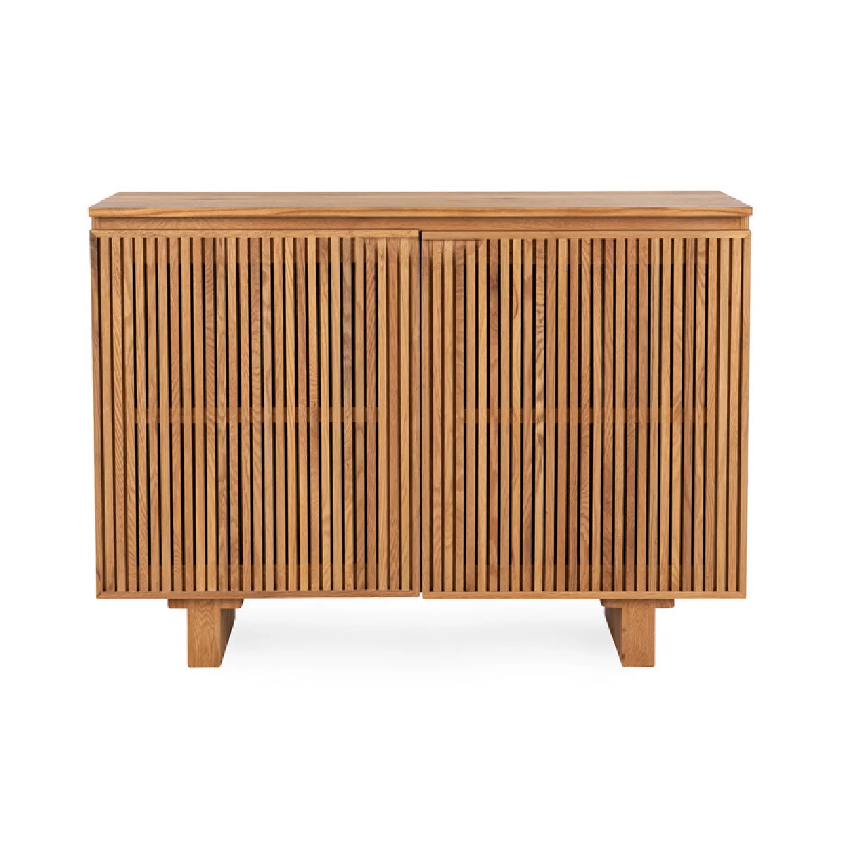 Roya Solid Wood 2dr Cabinet Dining Storage Brown 6