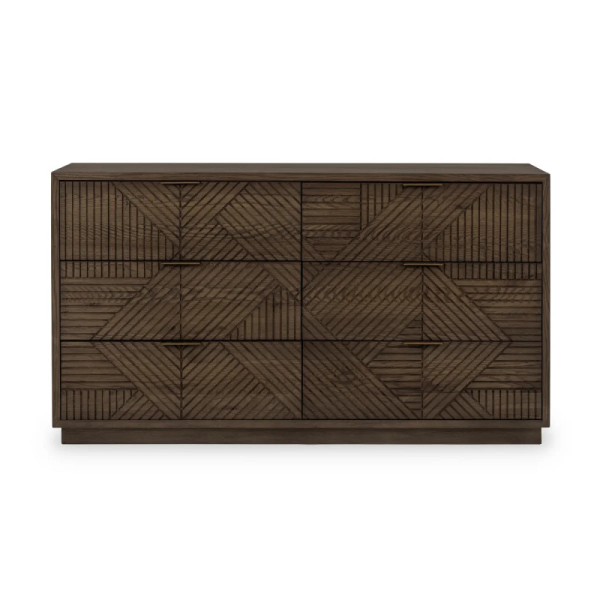 Santa Clara Solid Wood 6dwr Dresser Dressers Brown 6