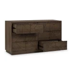 Santa Clara Solid Wood 6dwr Dresser Dressers Brown 23