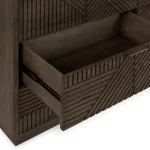 Santa Clara Solid Wood 6dwr Dresser Dressers Brown 25