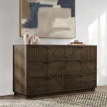 Santa Clara Solid Wood 6dwr Dresser Dressers Brown 31