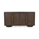 Tiber Solid Wood 4dr Buffet Dining Storage Brown 17