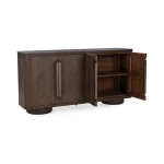 Tiber Solid Wood 4dr Buffet Dining Storage Brown 20