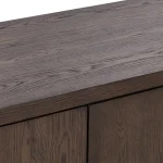Tiber Solid Wood 4dr Buffet Dining Storage Brown 21